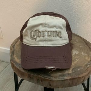 Corona cap unisex Brown & Cream
